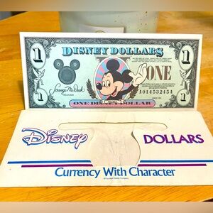 Disney Dollars Collectible Note